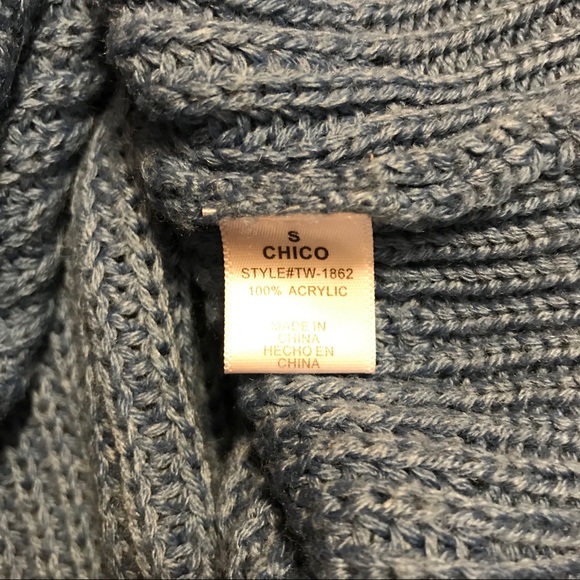 Zenana Outfitters | Sweater Dress | Blue | S - Picture 7 of 8